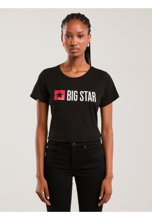 RISMA - Nyomott mintás póló - schwarz