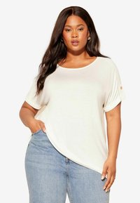 Curves Like These TURN BACK SLEEVE - Blūze - ivory