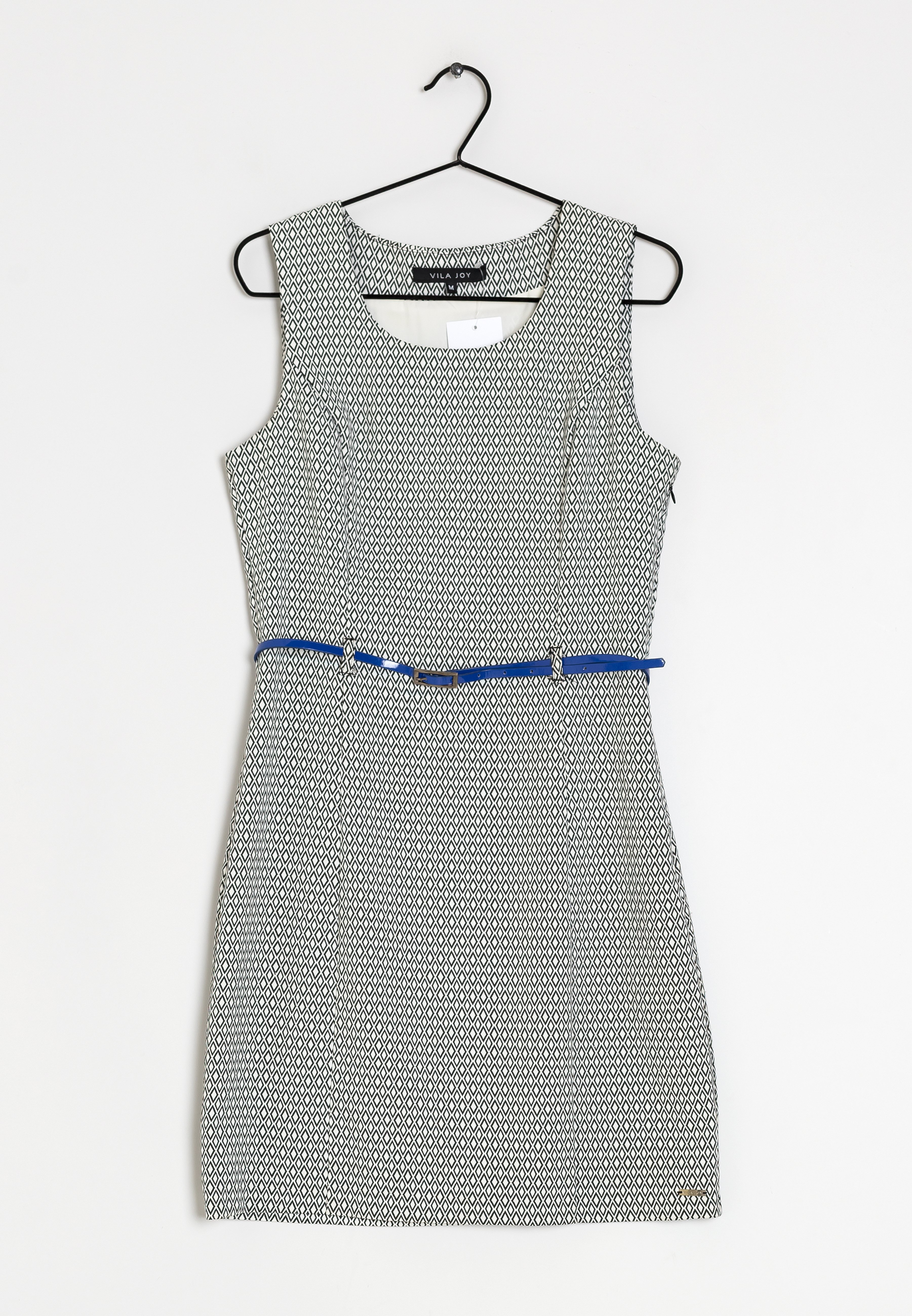 VILA Freizeitkleid - black/white/schwarz - (Pre-owned) - Zalando.de