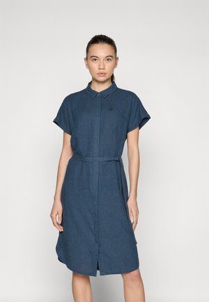 ÖVIK HEMP DRESS W - Jerseyklänning - mountain blue