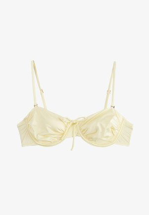 Koton, UNDERWIRED BIKINI TOP. - Top de bikini - yellow