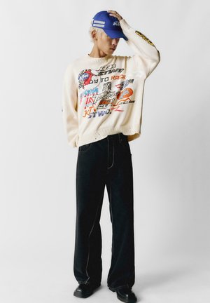 KTM LOGO - Strickpullover - beige