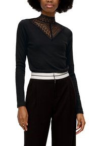 QS Langarmshirt - schwarz