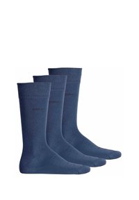 BOSS 6 PACK - Calze - anthrazit blau