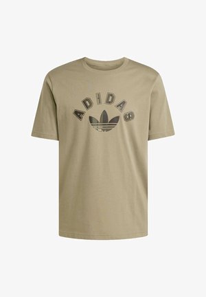 adidas Originals REGULAR - Print T-shirt - orbit green