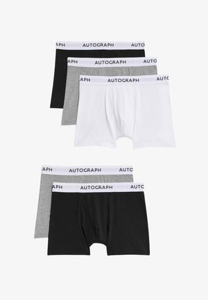 Bóxers de algodón en negro, gris y blanco con cinturilla elástica 'AUTOGRAPH', que presentan un ajuste estándar y textura suave.