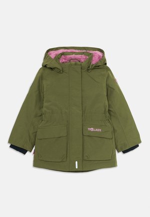 GIRLS ALESUND COAT - Down jacket - dusky olive/mauve