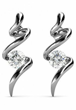 2 PACK - Orecchini - argenté couleur / cristal