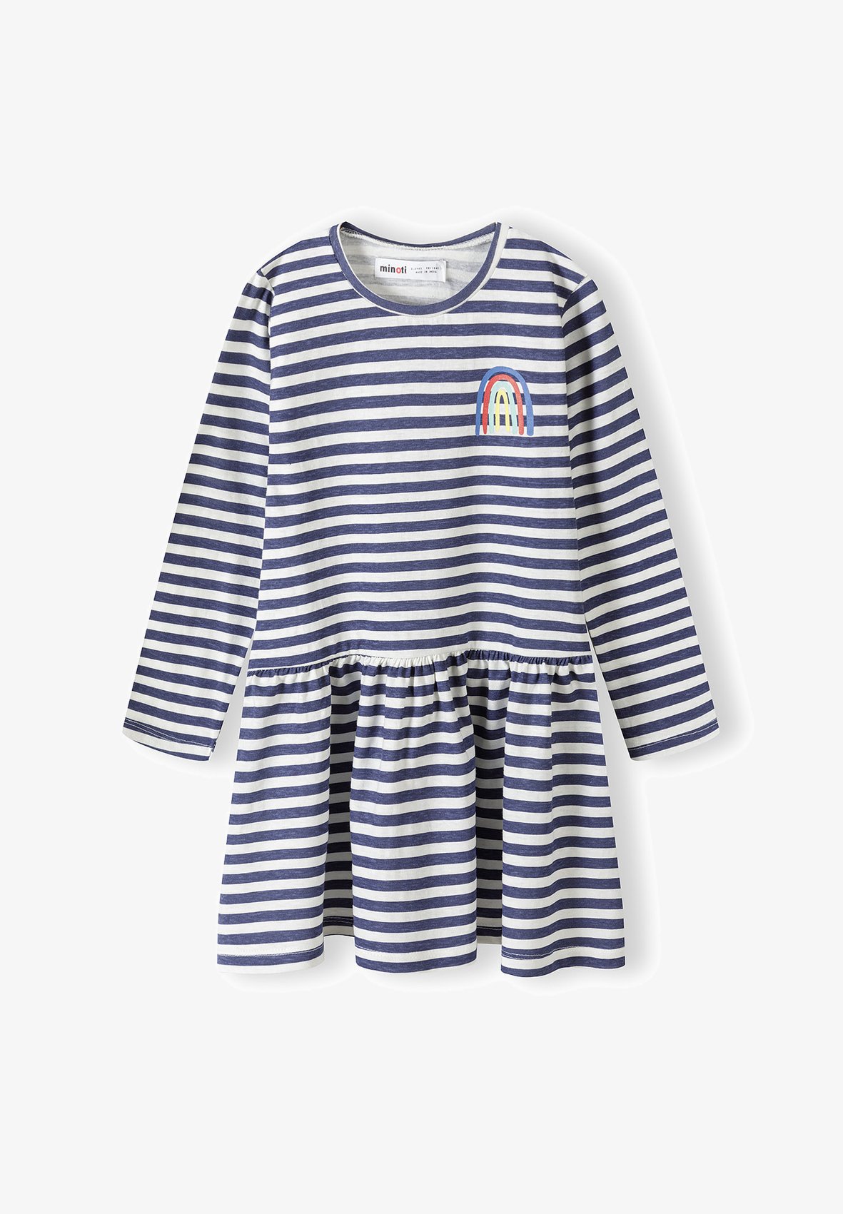 MINOTI LONG SLEEVE Vestito di maglina dark blue/blu Zalando