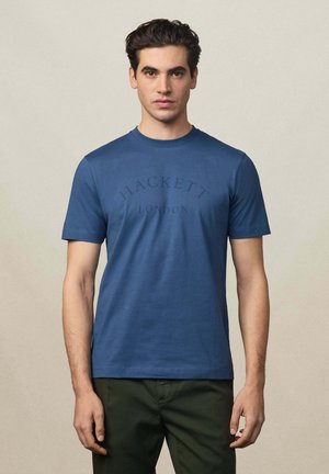 Hackett London T-shirts print - dark denim blue