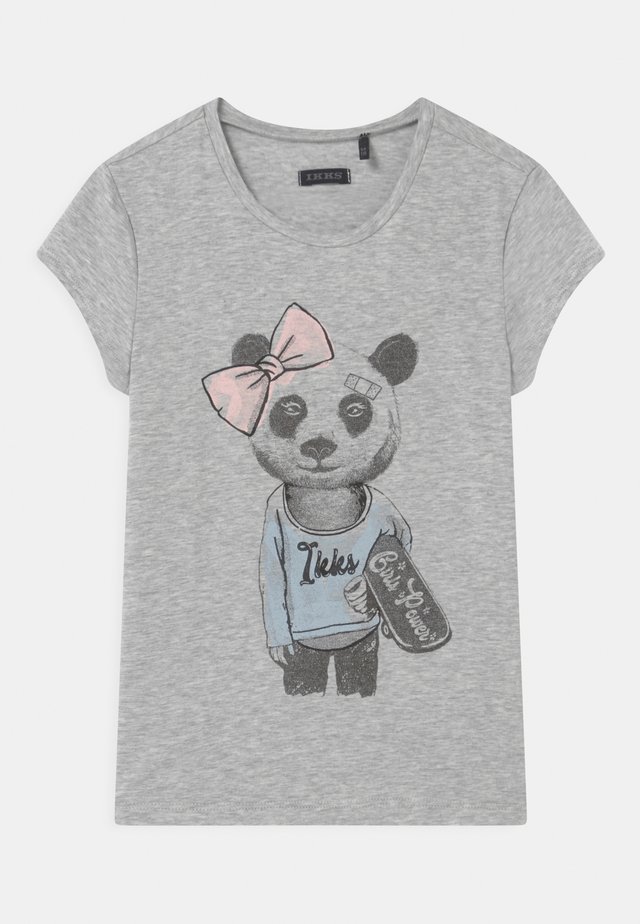T-shirts med print - gris