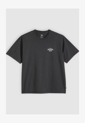 Levi's®, BOXY TEE - Μπλουζάκι με στάμπα - coastal creative gremlin jet black