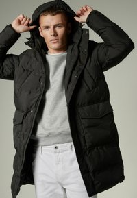 Next - LONG SHOWER RESISTANT PUFFER - Parka - black Minijatura 1