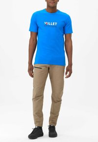 Millet Print T-shirt - bleu