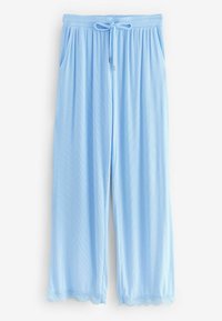 Next SET TALL FIT - RIBBED LACE LONG SLEEVE  - Pizsama szett - blue