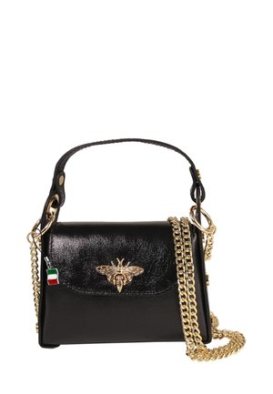 Handtasche - schwarz metallic