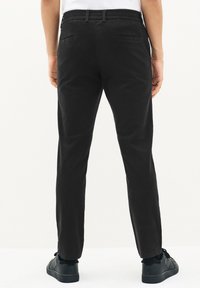 Next SLIM FIT - Pantalones chinos - black elasticated waist