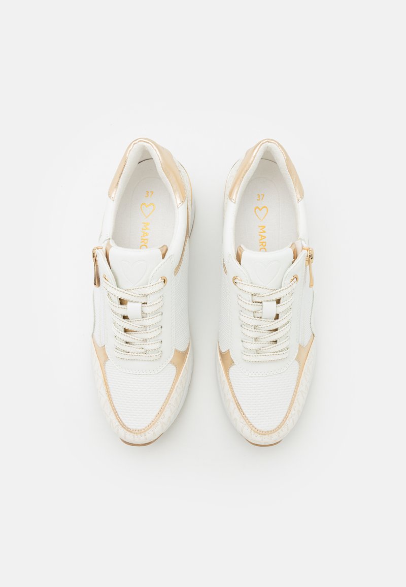 MARCO TOZZI Sneaker Basse Donna Con Soletta Intercambiabile, Suola Feel Me Morbida, Fodera Confortevole, Materiale Sintetico