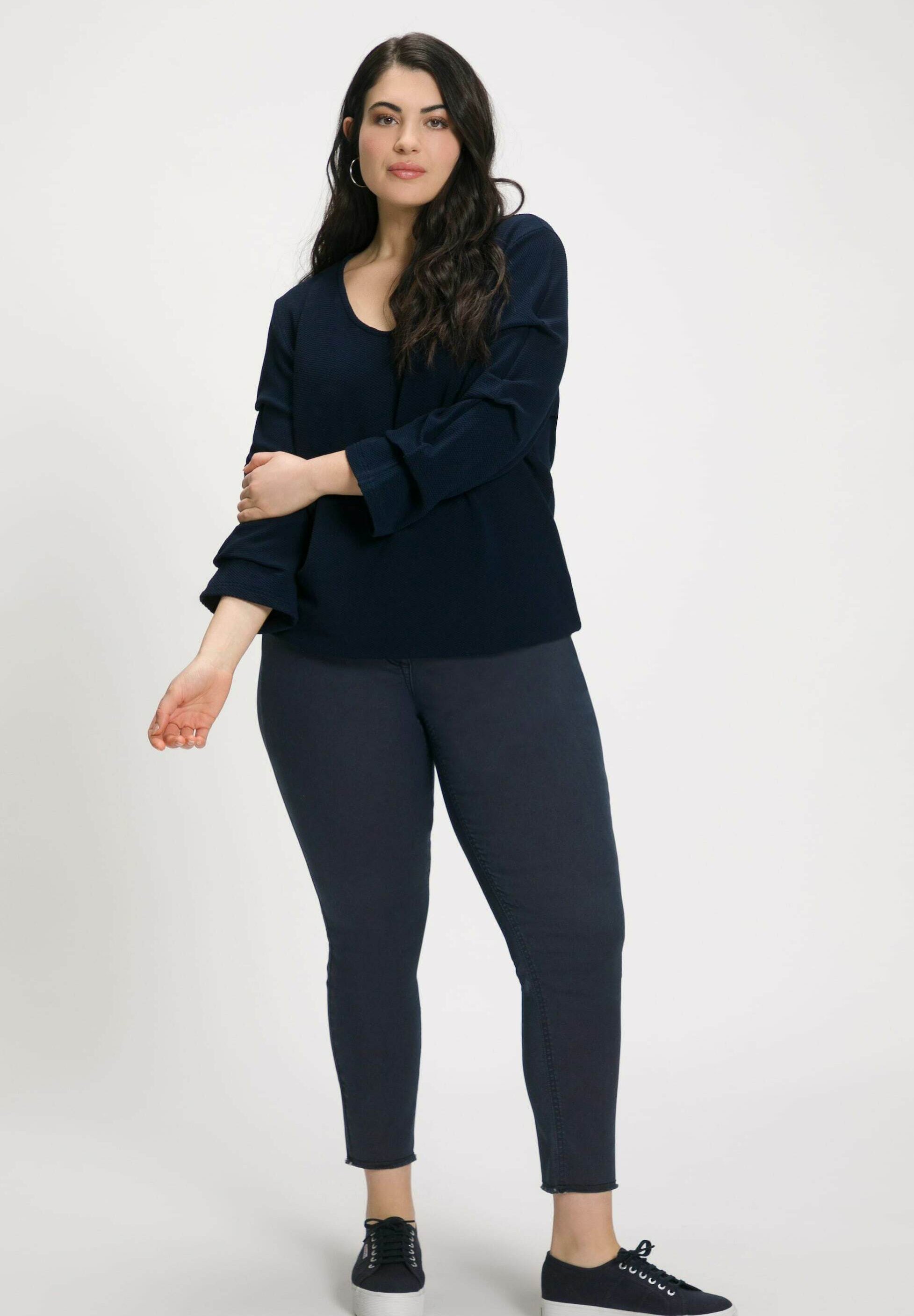 Ulla Popken Bügel-BH Tankini Uhren Zipfelsaum Softcups