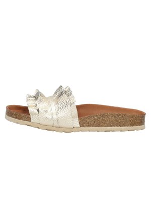 ROCIO - Pantolette flach - goudkleur