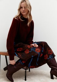 More & More Jupe longue - poppy flower print