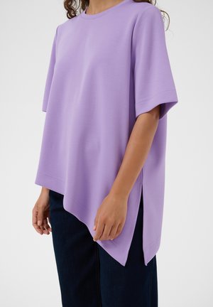 Culture, CUVERDA CHABRINA TSHIRT - T-shirt imprimé - violet tulip