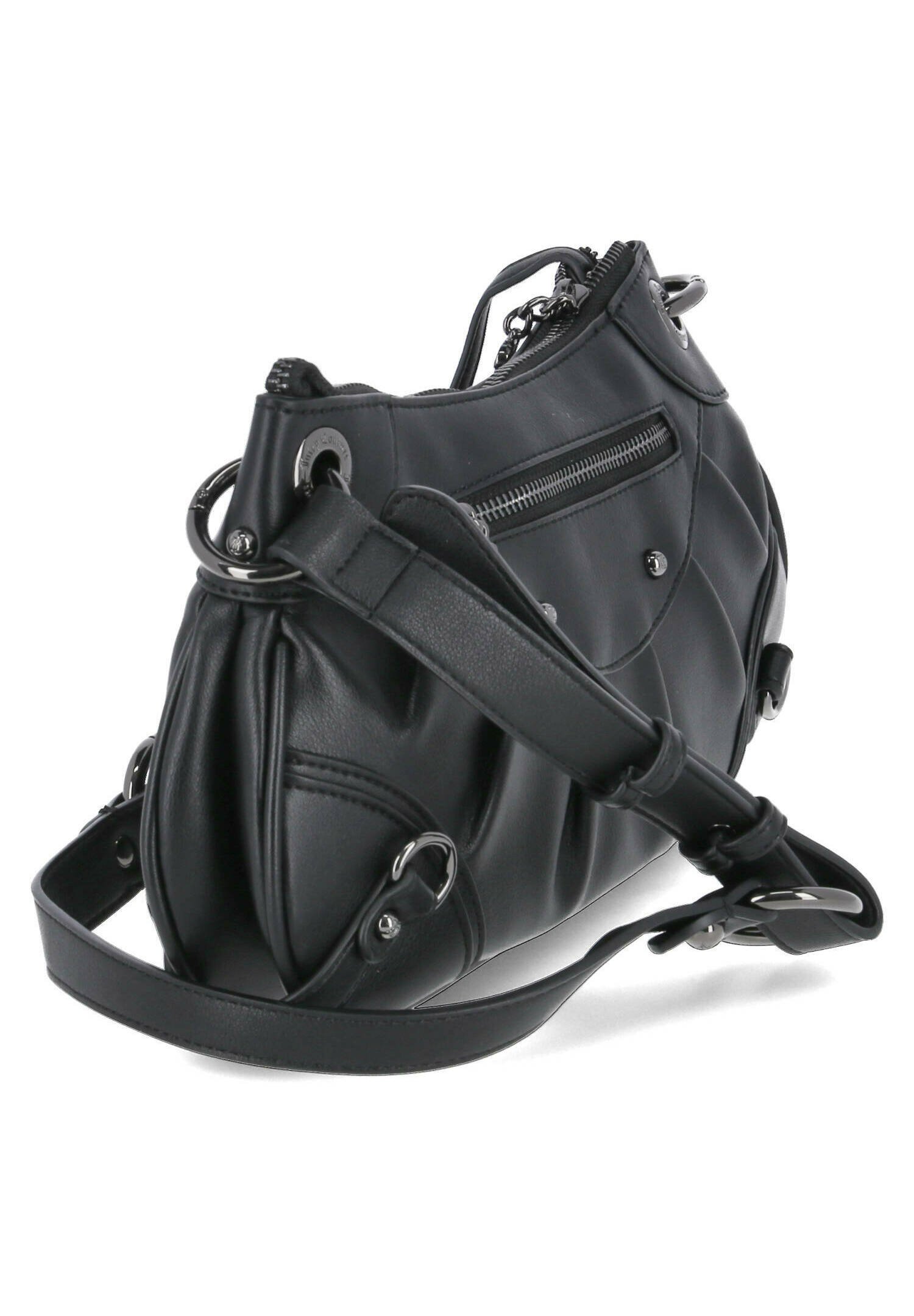 【JUICY COTURE】キルティングバッグ【黒】 Juicy Couture JUICY QUILTED VELOUR BACKPACK UNISEX