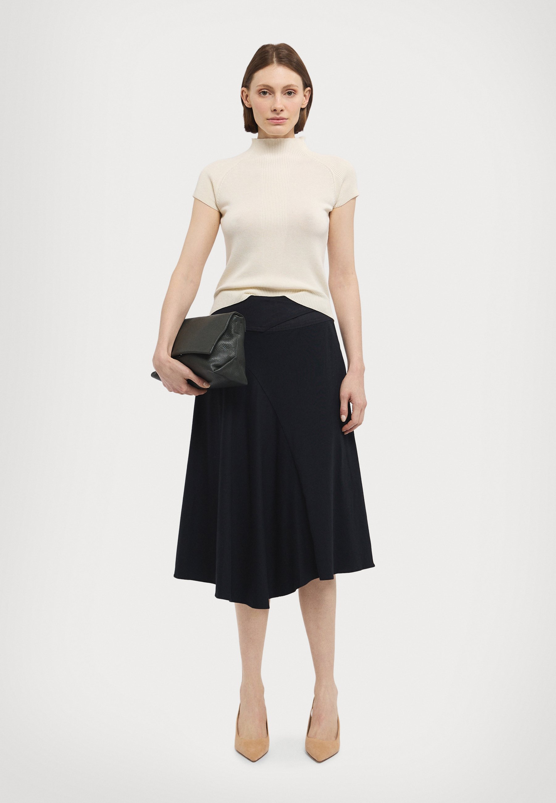 Faithfull the brand MACEIO ASYMMETRICAL - A-line skirt - black