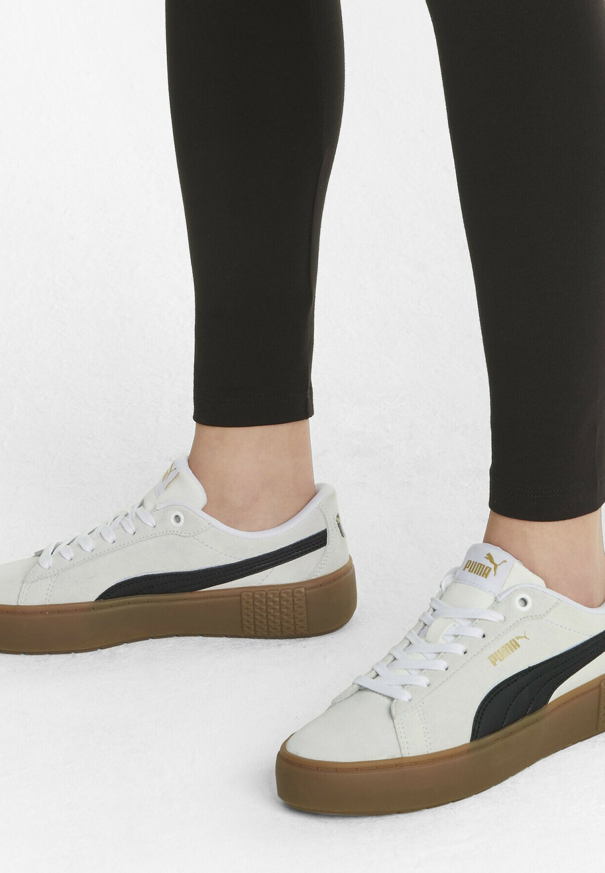 Puma SMASH PLATFORM V2 SD - Zapatillas - puma white-puma -