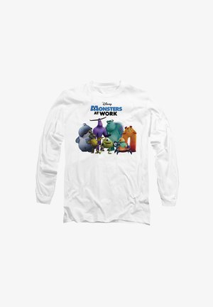 Disney, MONSTERS AT WORK LOGO LIGHT WITH MONSTERS MIKE, SULLY, TYLOR - Long sleeved top - white