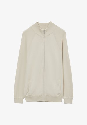 Calliope CON ZIP - Strickjacke - beige