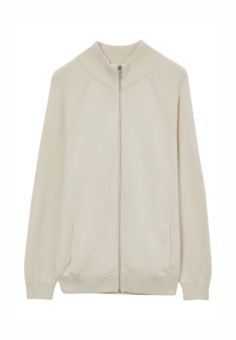 Calliope CON ZIP - Strickjacke - beige