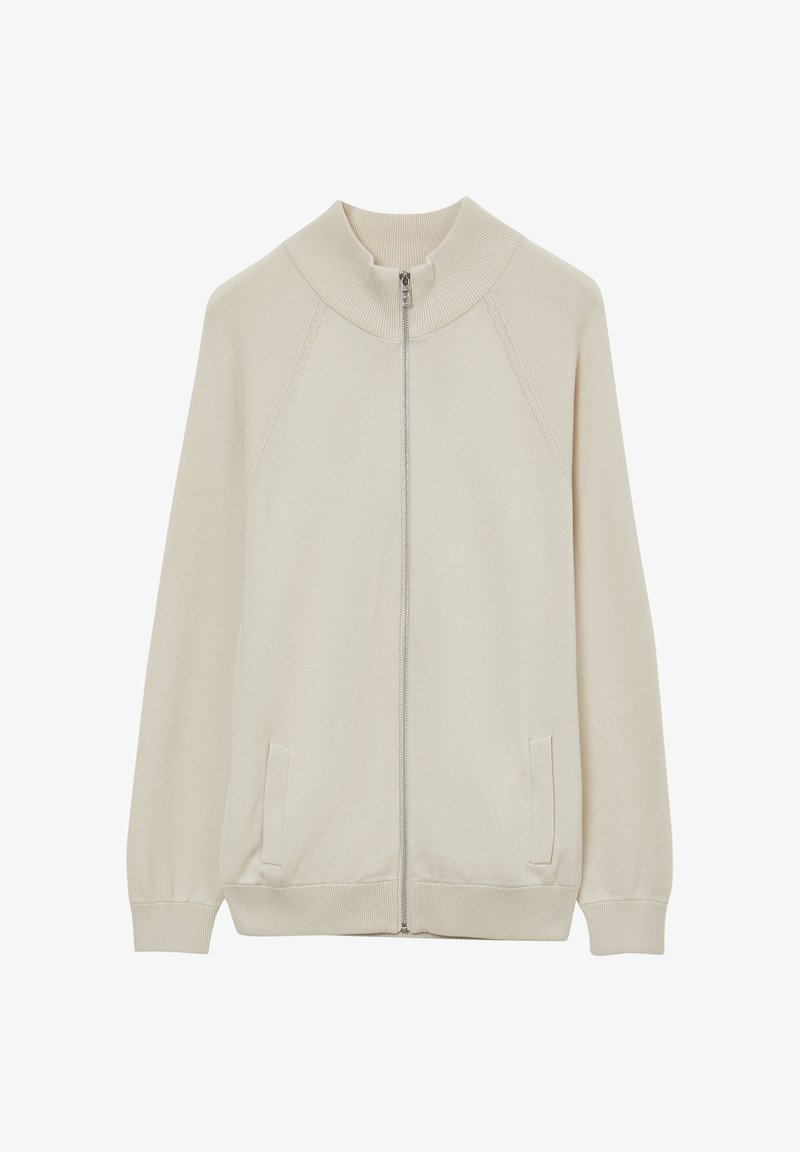 Calliope CON ZIP - Strickjacke - beige