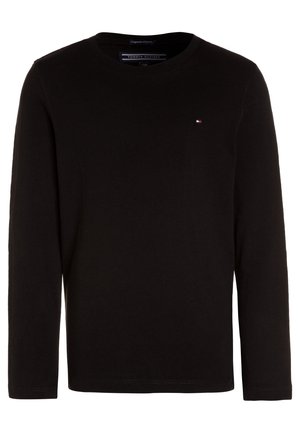 Langærmet T-shirt - black