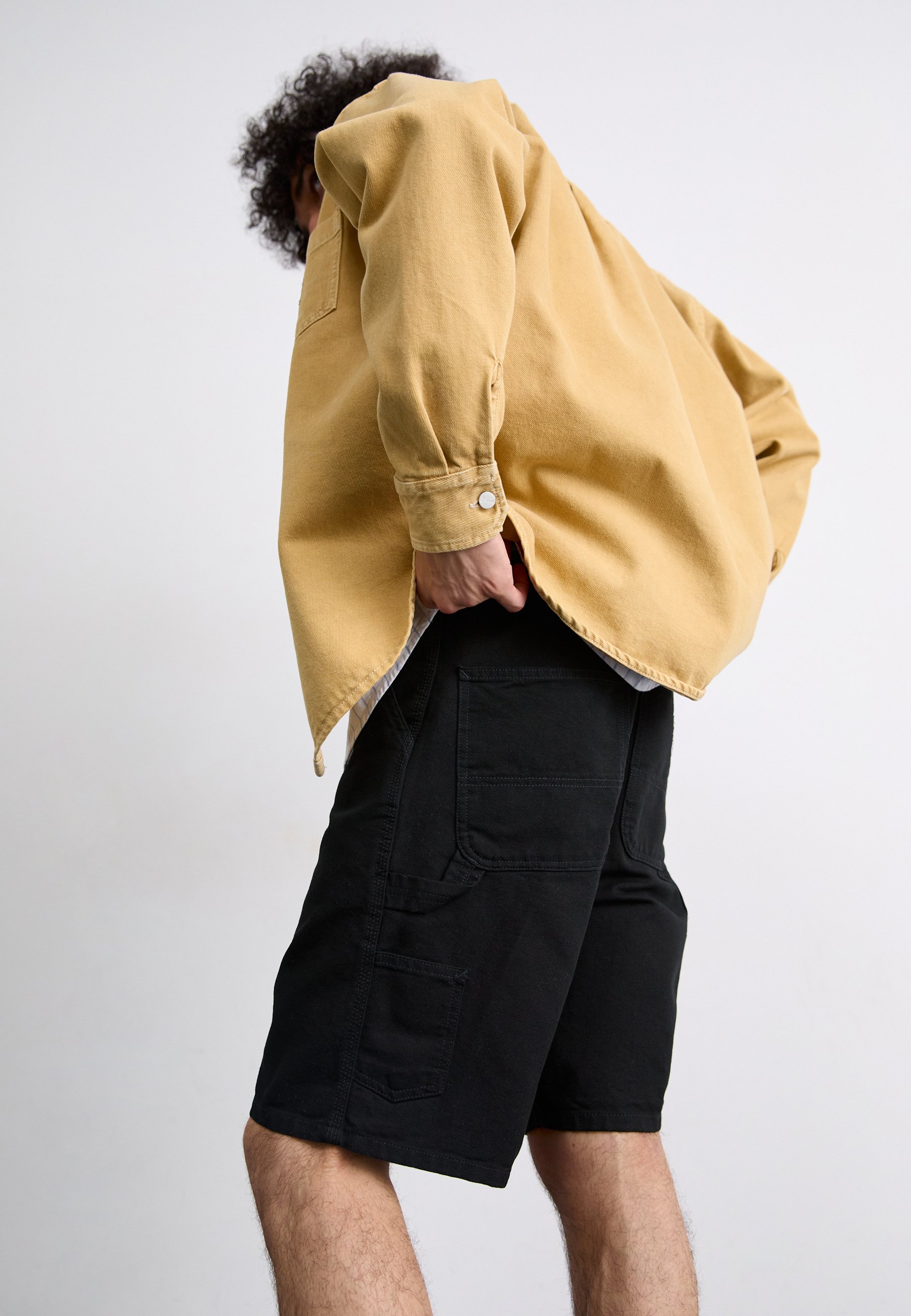 Carhartt WIP SINGLE KNEE - Shorts - black/zwart - Zalando.nl
