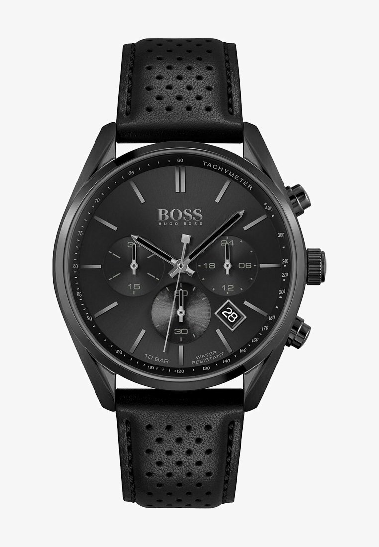 HUGO Chronograph watch schwarz/black