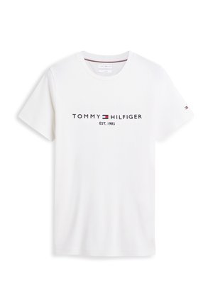 Tommy Hilfiger, LOGO TEE - T-shirt con stampa - ivory petal