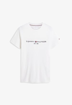 Tommy Hilfiger, LOGO TEE - T-shirt con stampa - ivory petal