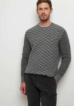 Tommy Jeans TJM ESSENTIAL CREW NECK SWEATER, Maglione Uomo, Verde  Dark Turf Green M 108698280