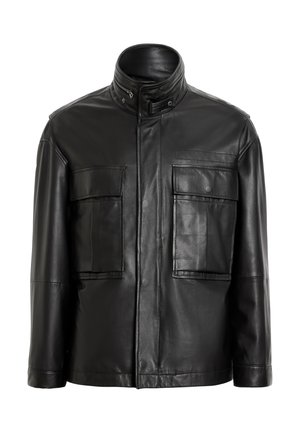 AllSaints HALTON - Leather jacket - black