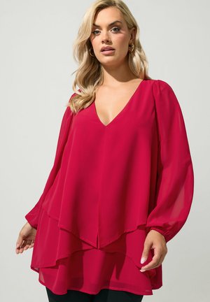 Yours Clothing, PLUS SIZE BLOUSES & SHIRTS - Blouse - red