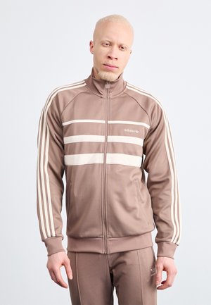 adidas Originals Sportinė striukė - trace brown/wonder white
