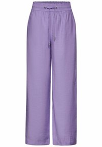 Street One WIDE LEG - Tygbyxor - lila