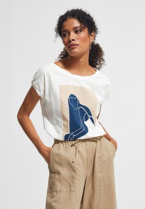 MIT FRONTPRINT - Print T-shirt - white placed print