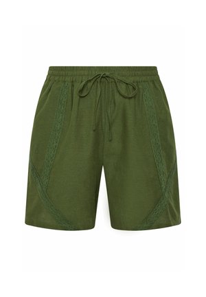Yours Clothing, WOMEN'S CASUAL SHORTS - Shorts - khaki