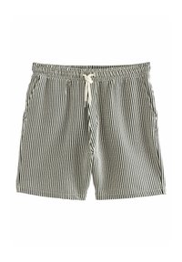 REGULAR FIT - Šortai - black white