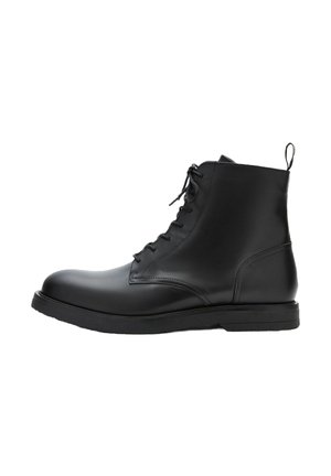CARLOS - Nauhalliset nilkkurit - black
