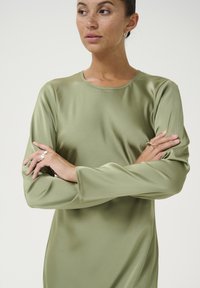 Kaffe HILL - Maxikleid - oil green