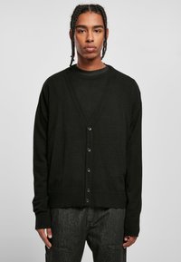 Urban Classics MIX BOXY - Cardigan - black