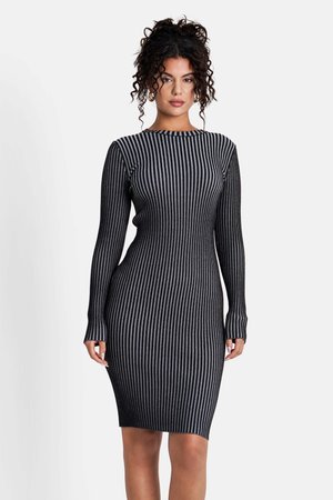 BICOLOREDA - Strikkjoler - black